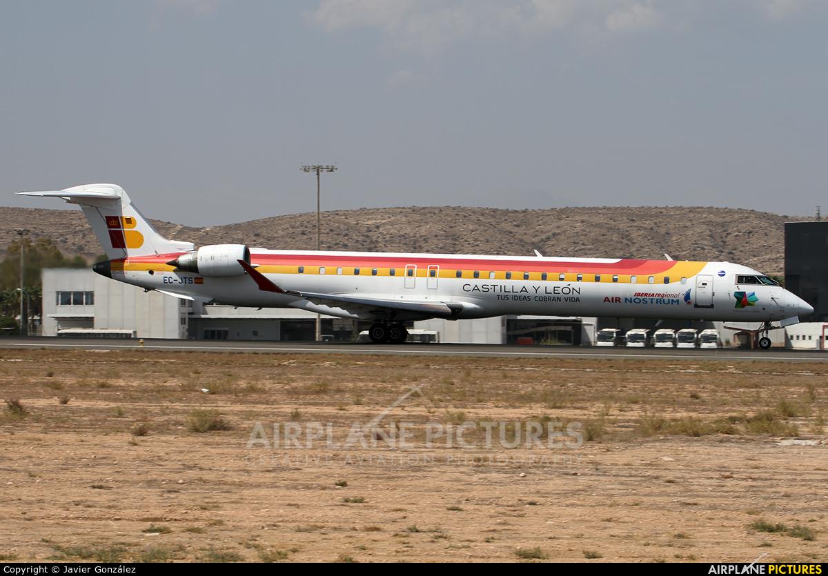 Air Nostrum - Iberia Regional EC-JTS aircraft at Alicante - El Altet
