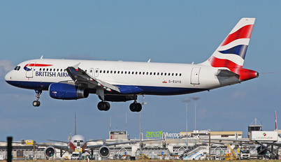 G-EUYO - British Airways Airbus A320