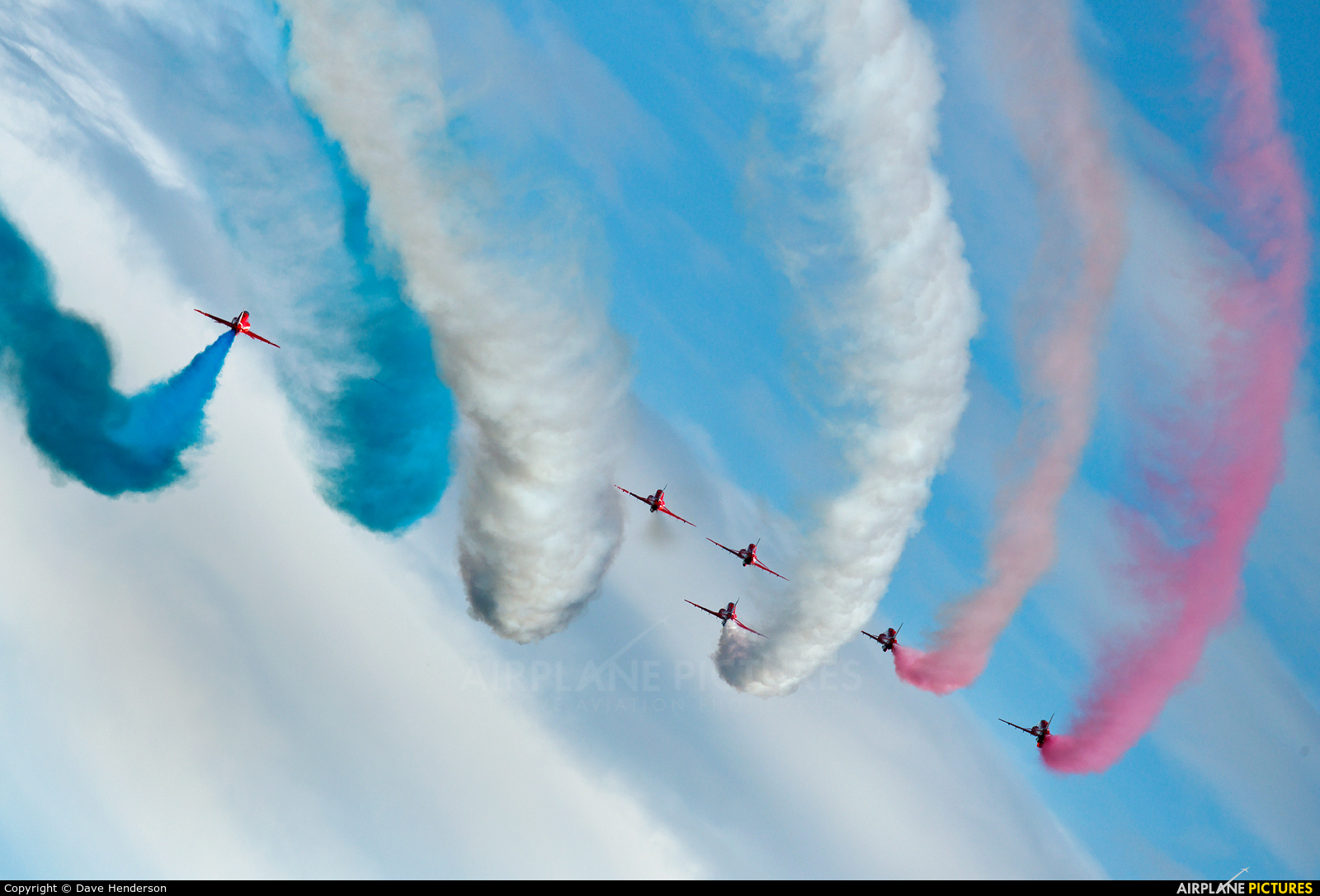 Royal Air Force "Red Arrows" XX177 aircraft at Newcastle - Off Airport