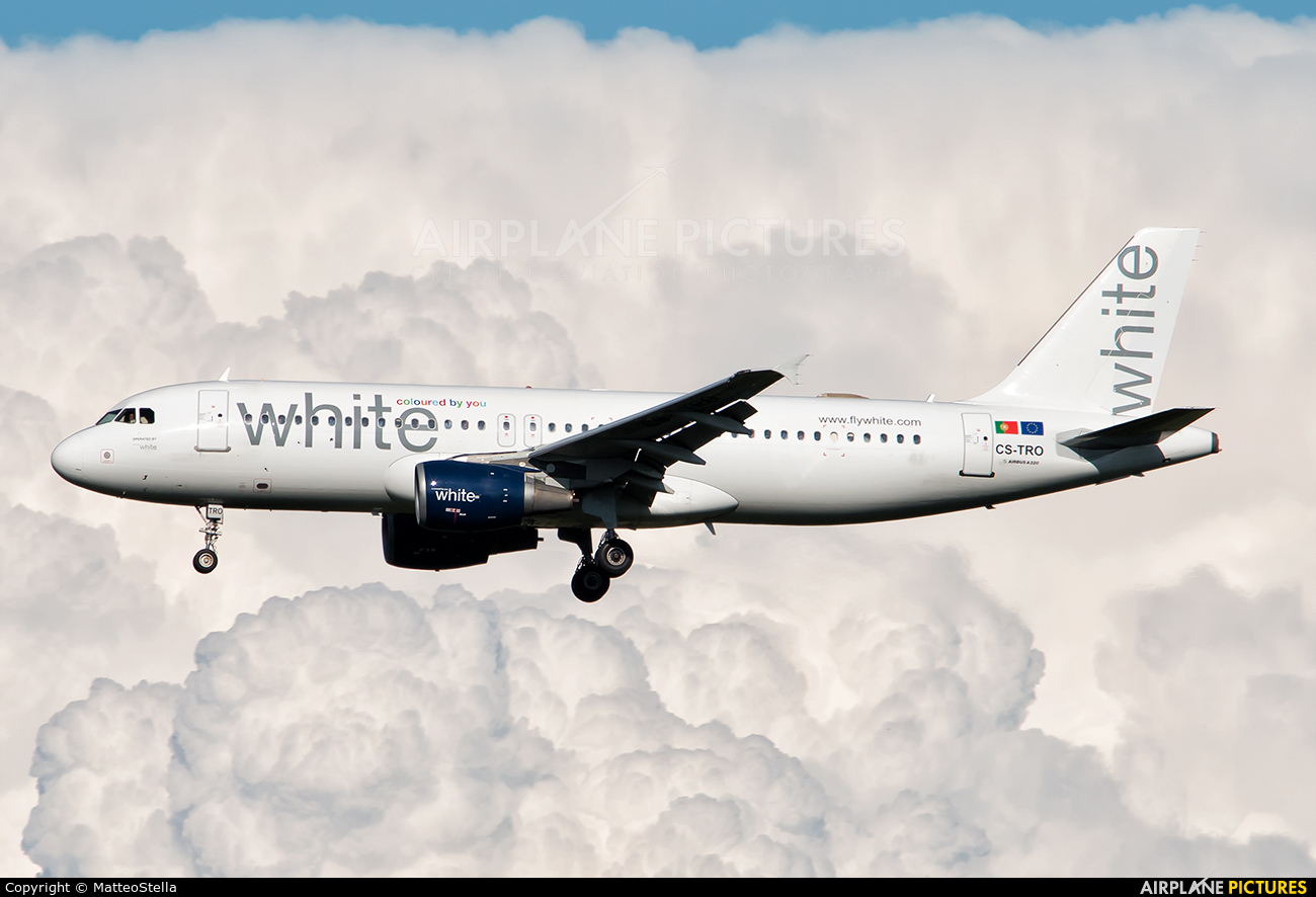 White Airways CS-TRO aircraft at Milan - Malpensa