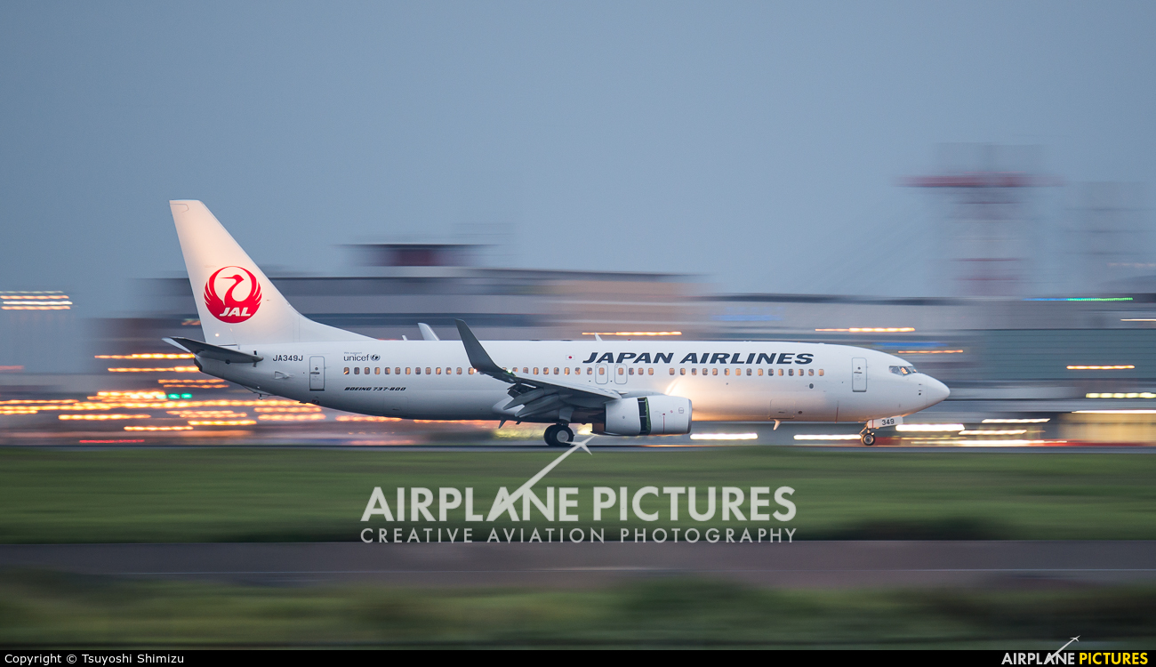 JAL - Japan Airlines JA349J aircraft at Tokyo - Haneda Intl