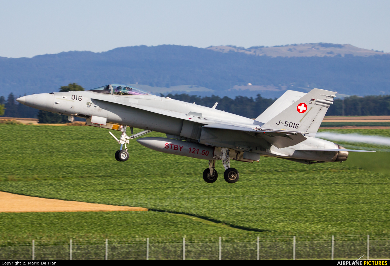 Switzerland - Air Force J-5016 aircraft at Payerne