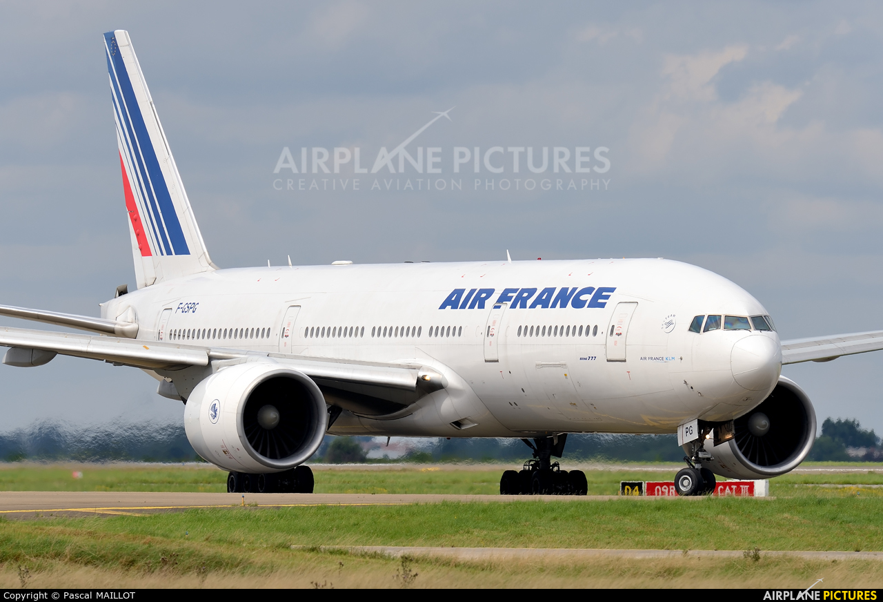 Air France F-GSPG aircraft at Paris - Charles de Gaulle