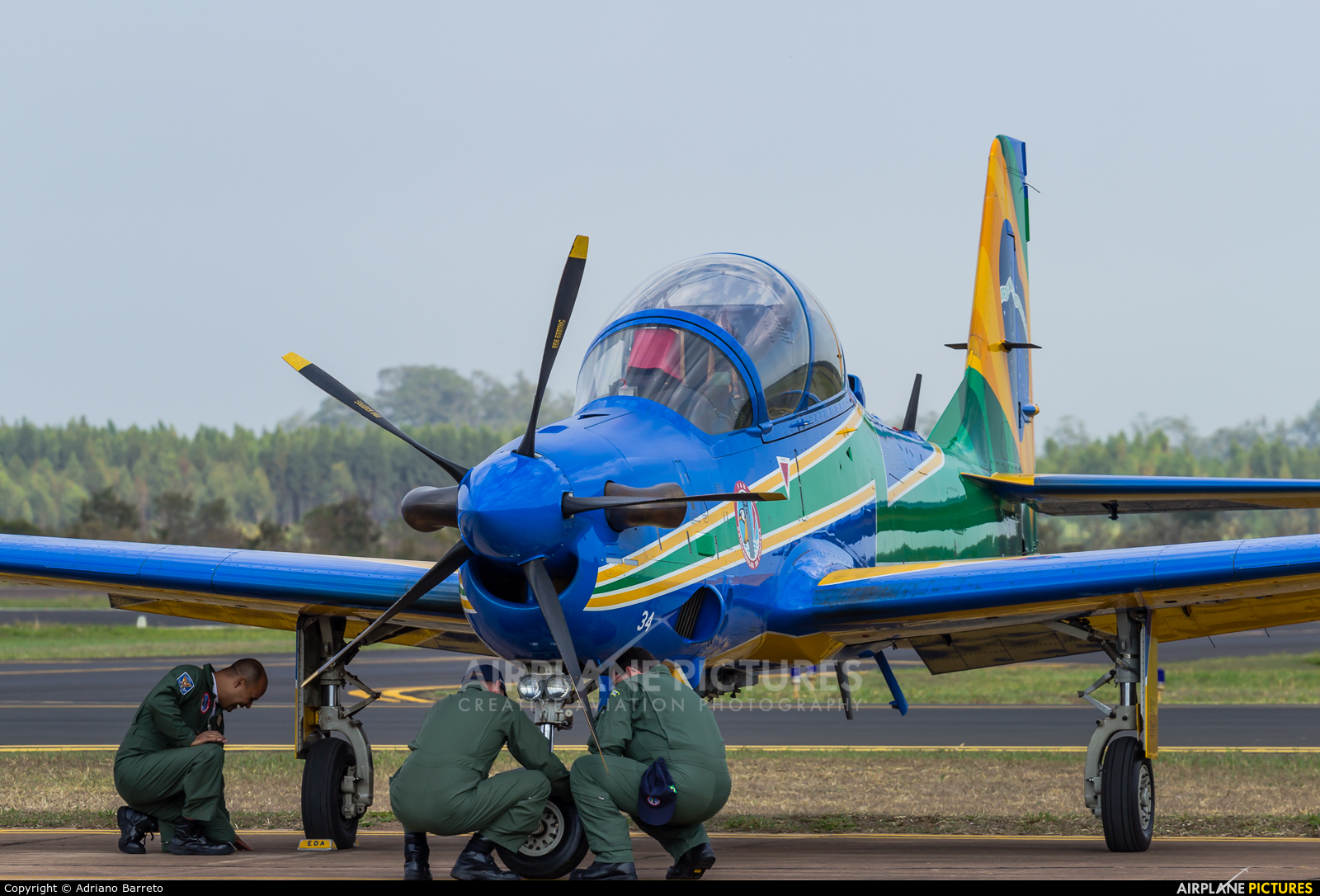 Brazil - Air Force "Esquadrilha da Fumaça" - aircraft at Pirassununga (Campo Fontenelle)