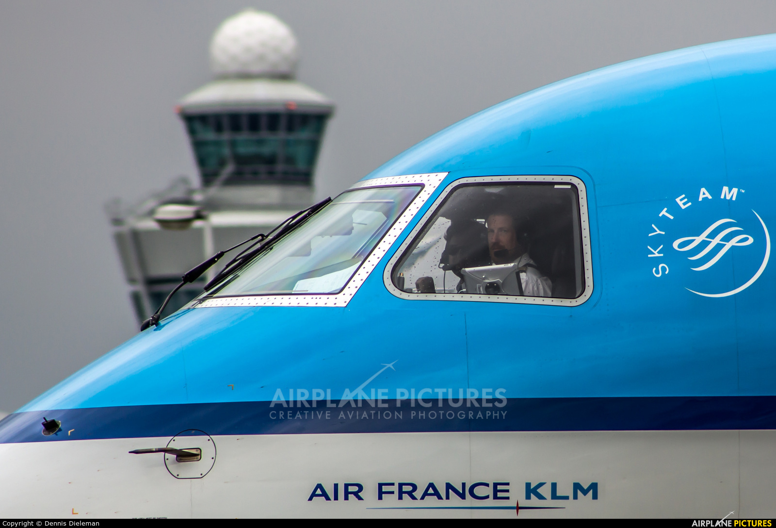 KLM Cityhopper PH-EZC aircraft at Amsterdam - Schiphol