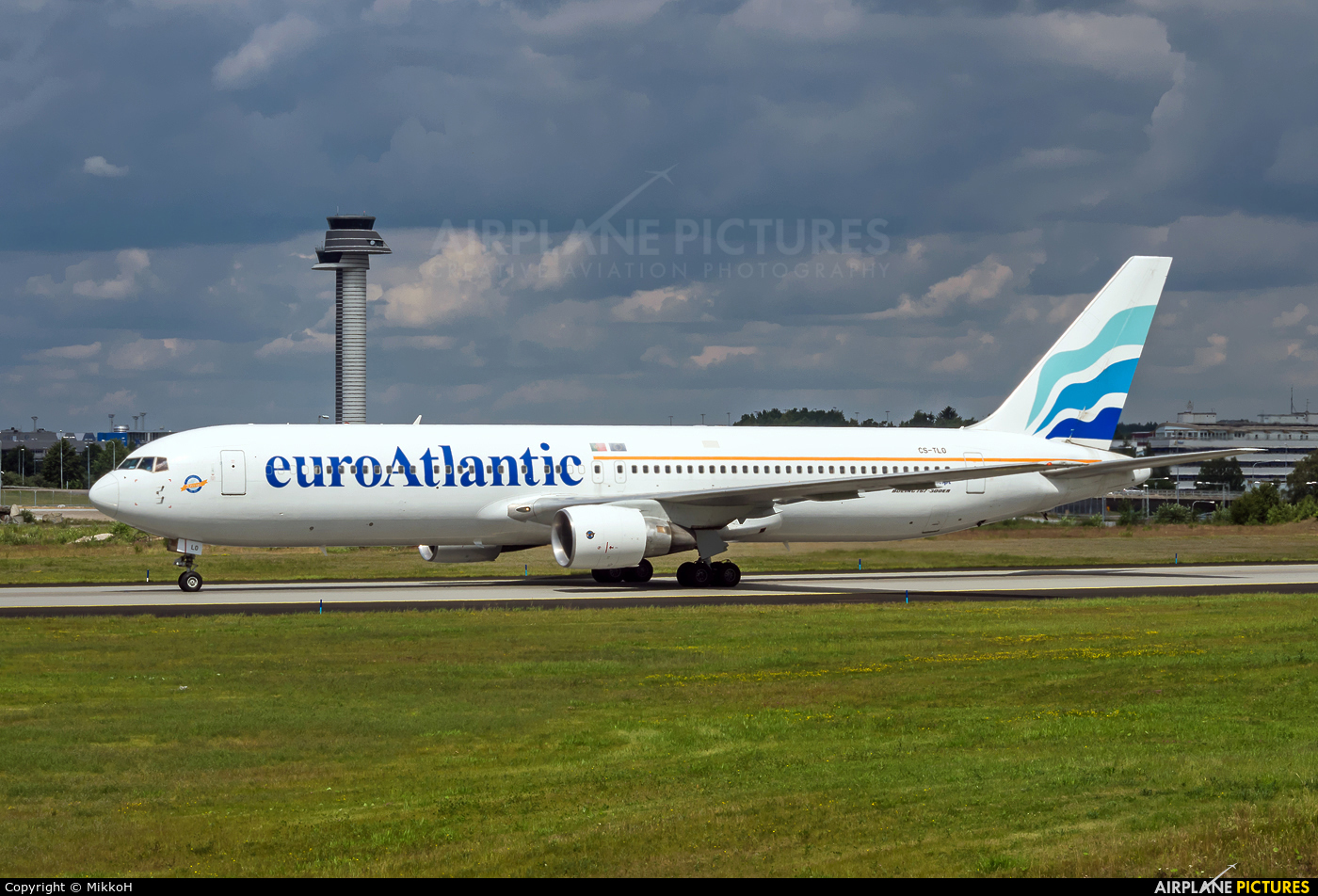 Euro Atlantic Airways CS-TLO aircraft at Stockholm - Arlanda