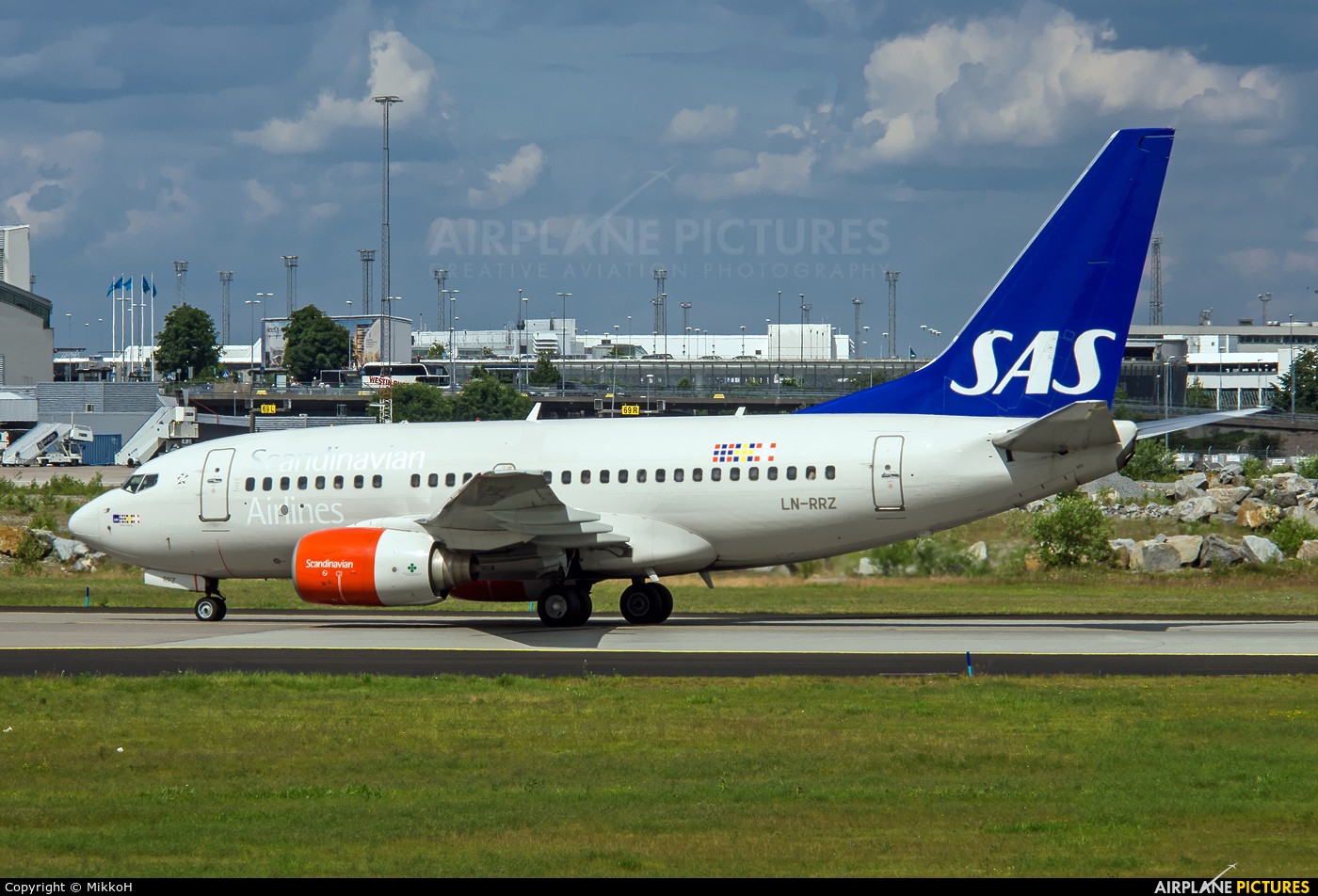SAS - Scandinavian Airlines LN-RRZ aircraft at Stockholm - Arlanda