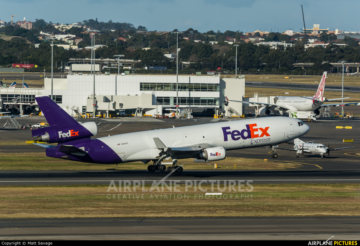 FedEx Federal Express N590FE aircraft at Sydney - Kingsford Smith Intl, NSW