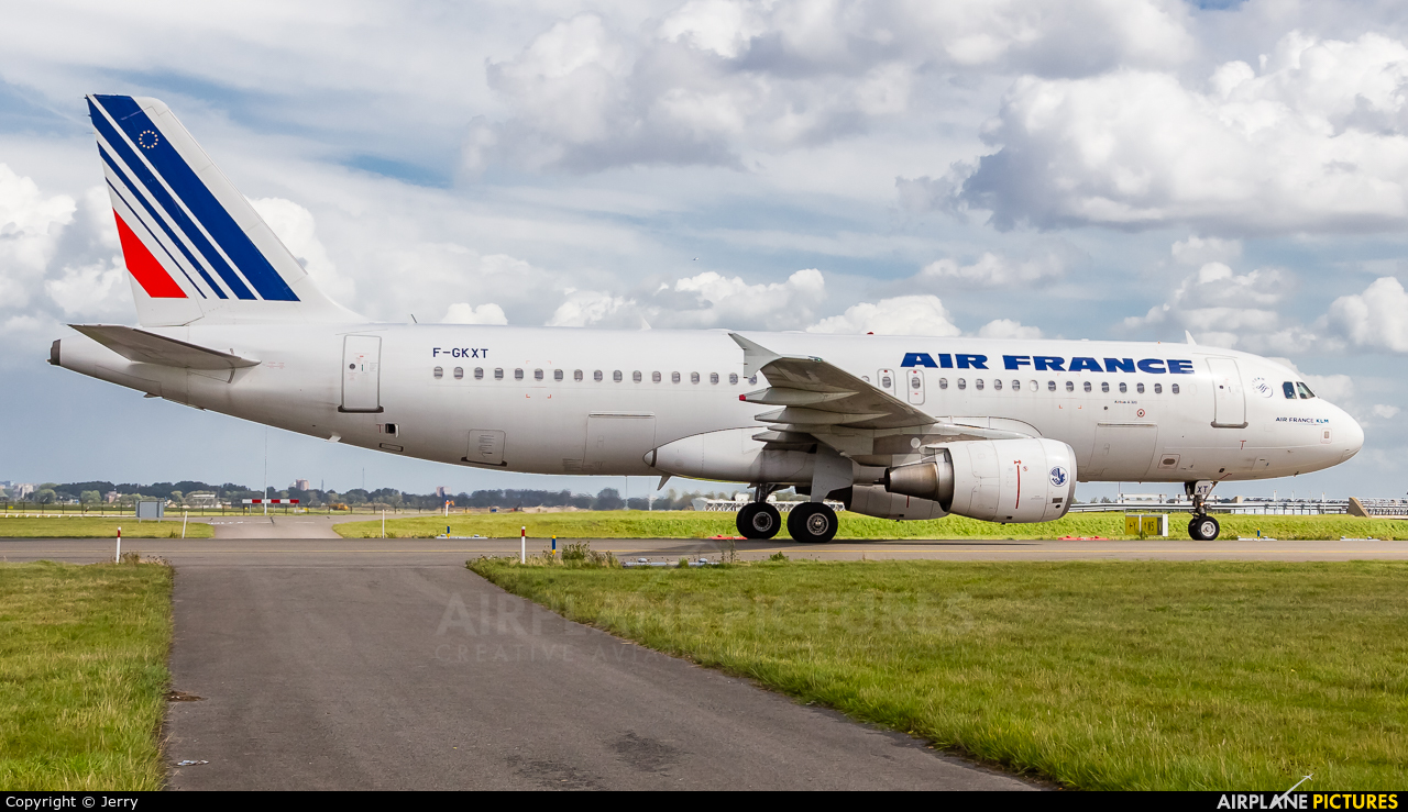 Air France F-GKXT aircraft at Amsterdam - Schiphol