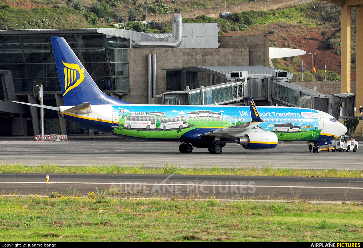 Ryanair EI-EMK aircraft at Tenerife Norte - Los Rodeos