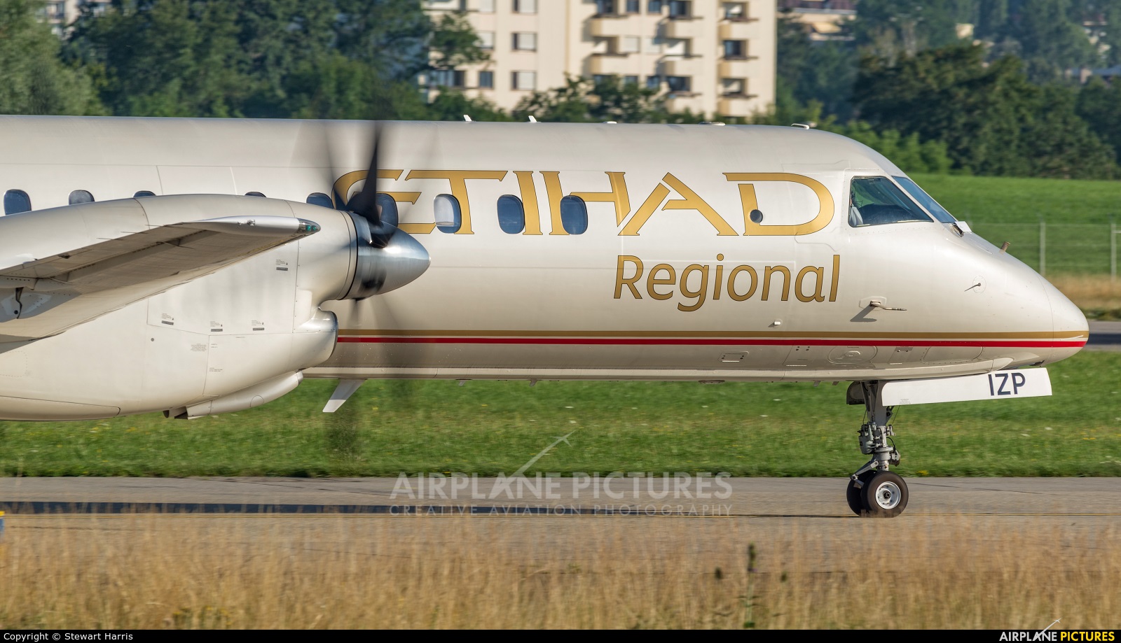 Etihad Regional - Darwin Airlines HB-IZP aircraft at Geneva Intl