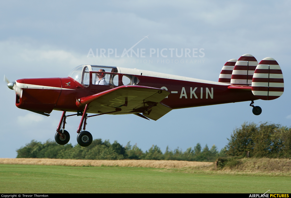 Private G-AKIN aircraft at Northampton / Sywell