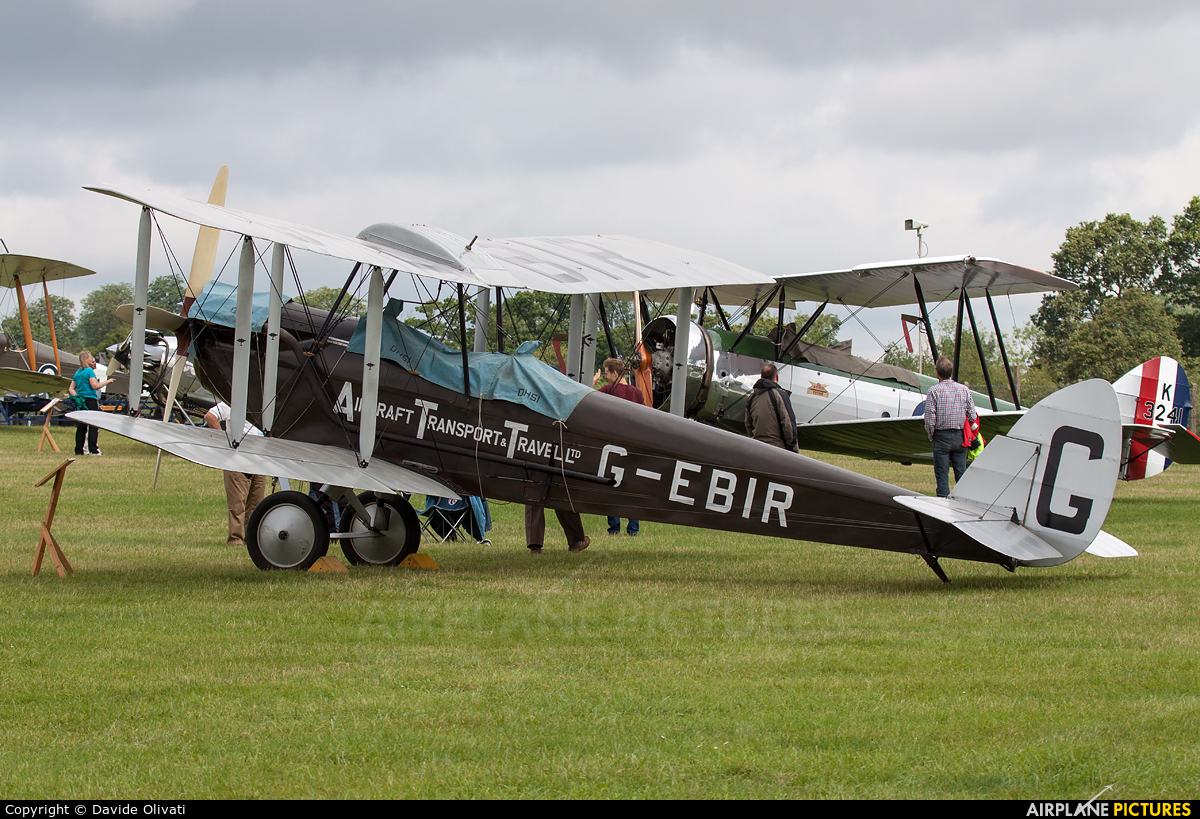 The Shuttleworth Collection G-EBIR aircraft at Old Warden