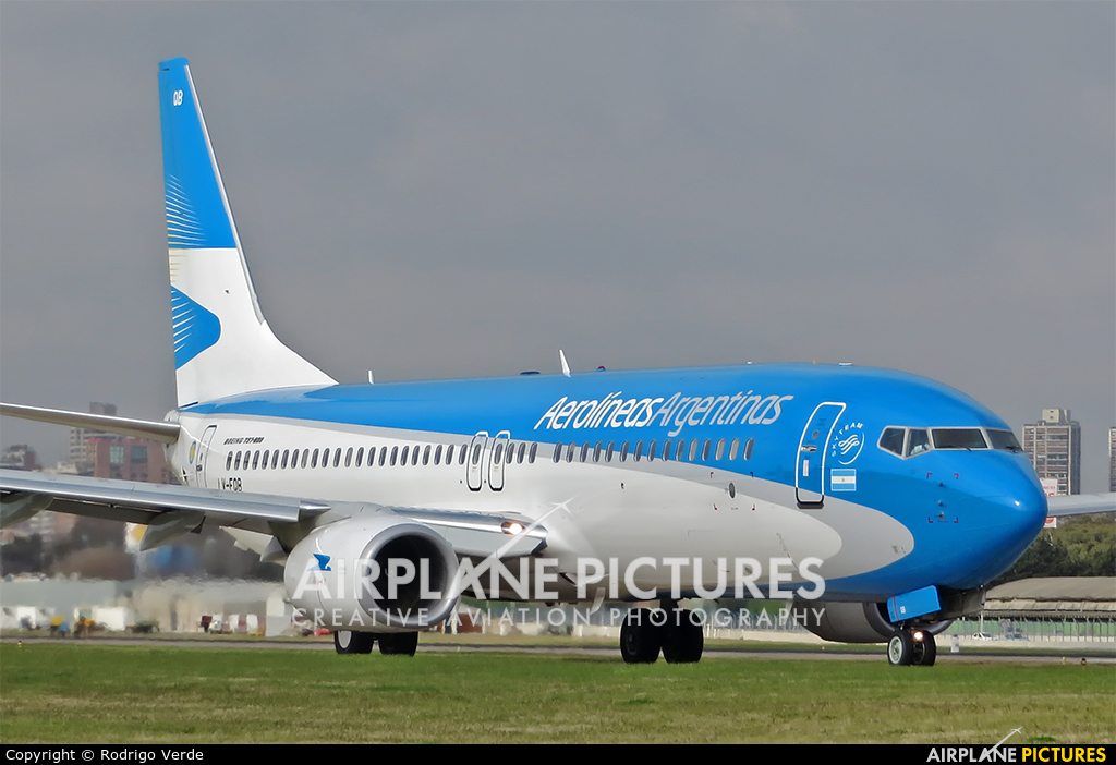 Aerolineas Argentinas LV-FQB aircraft at Buenos Aires - Jorge Newbery