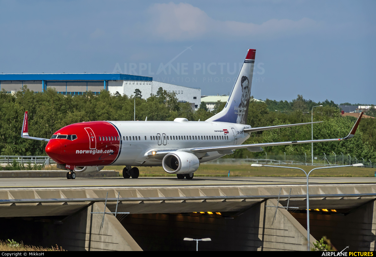 Norwegian Air Shuttle LN-DYO aircraft at Stockholm - Arlanda