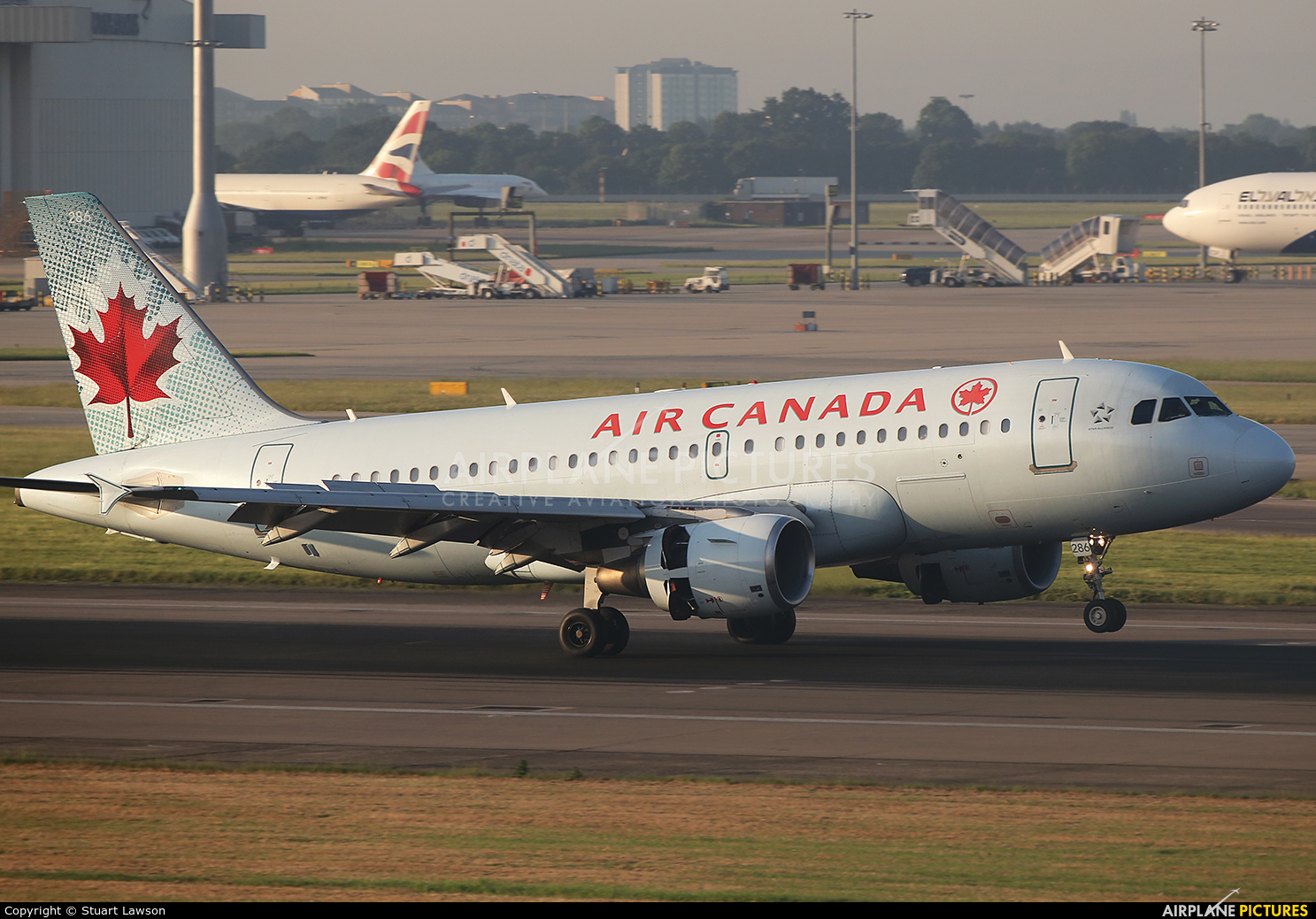 Air Canada C-GITP aircraft at London - Heathrow