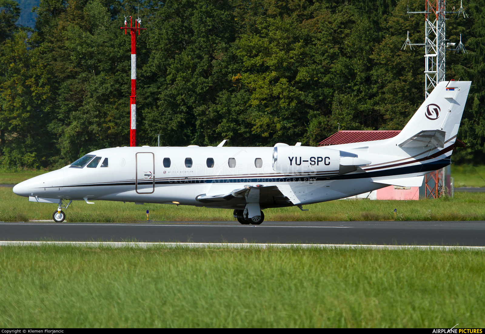 Private YU-SPM aircraft at Ljubljana - Brnik