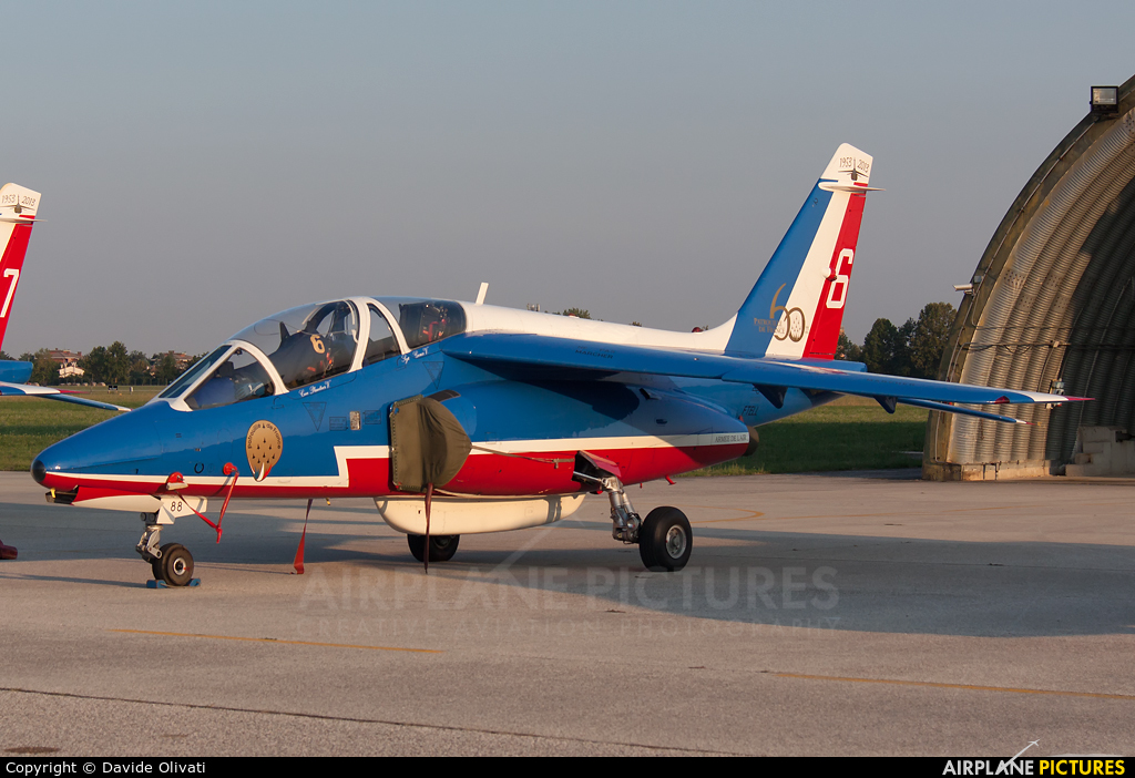 France - Air Force "Patrouille de France" E114 aircraft at Treviso - Istrana