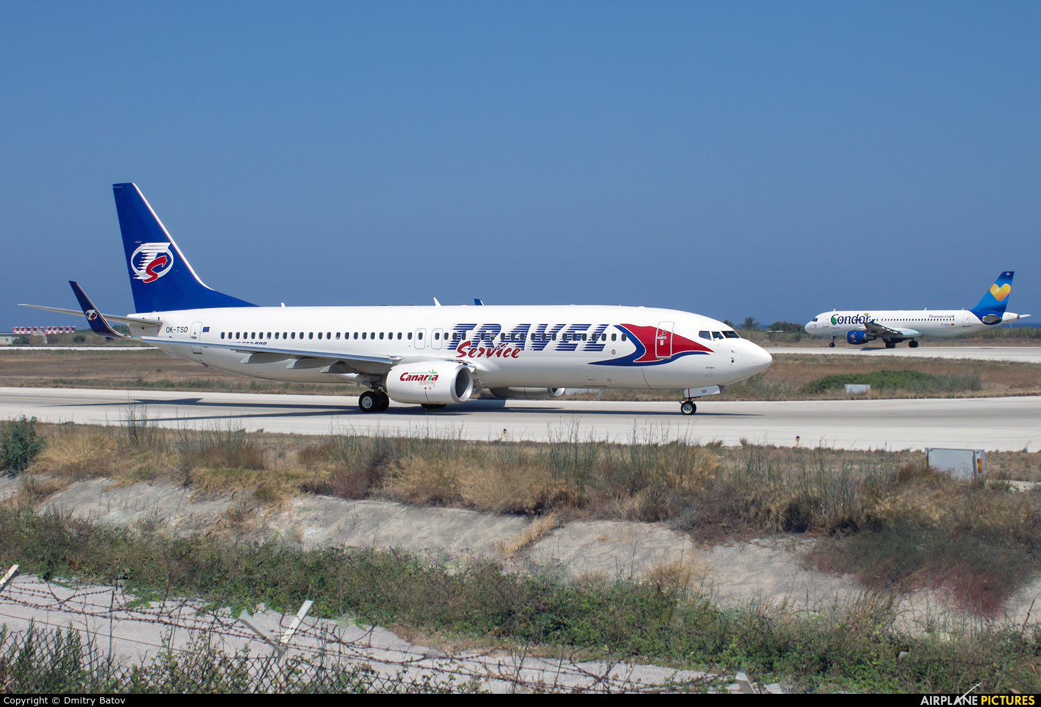 Travel Service OK-TSD aircraft at Rhodes - Diagoras