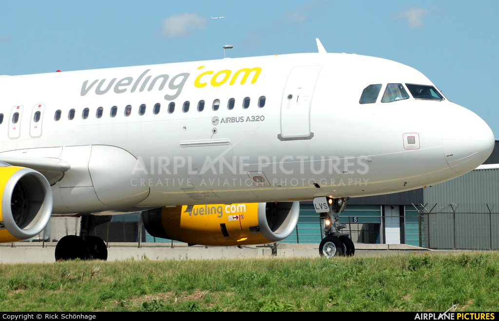 Vueling Airlines EC-LVS aircraft at Amsterdam - Schiphol