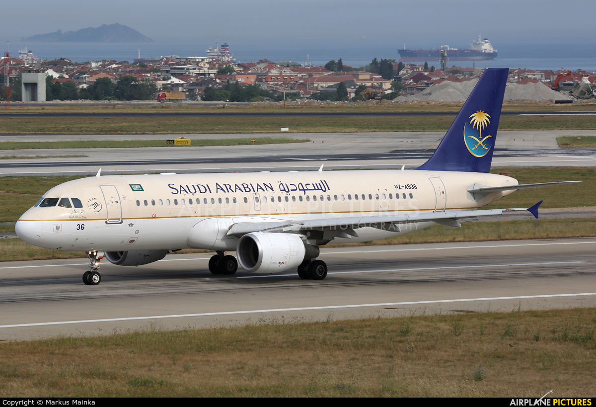 Saudi Arabian Airlines HZ-AS36 aircraft at Istanbul - Ataturk