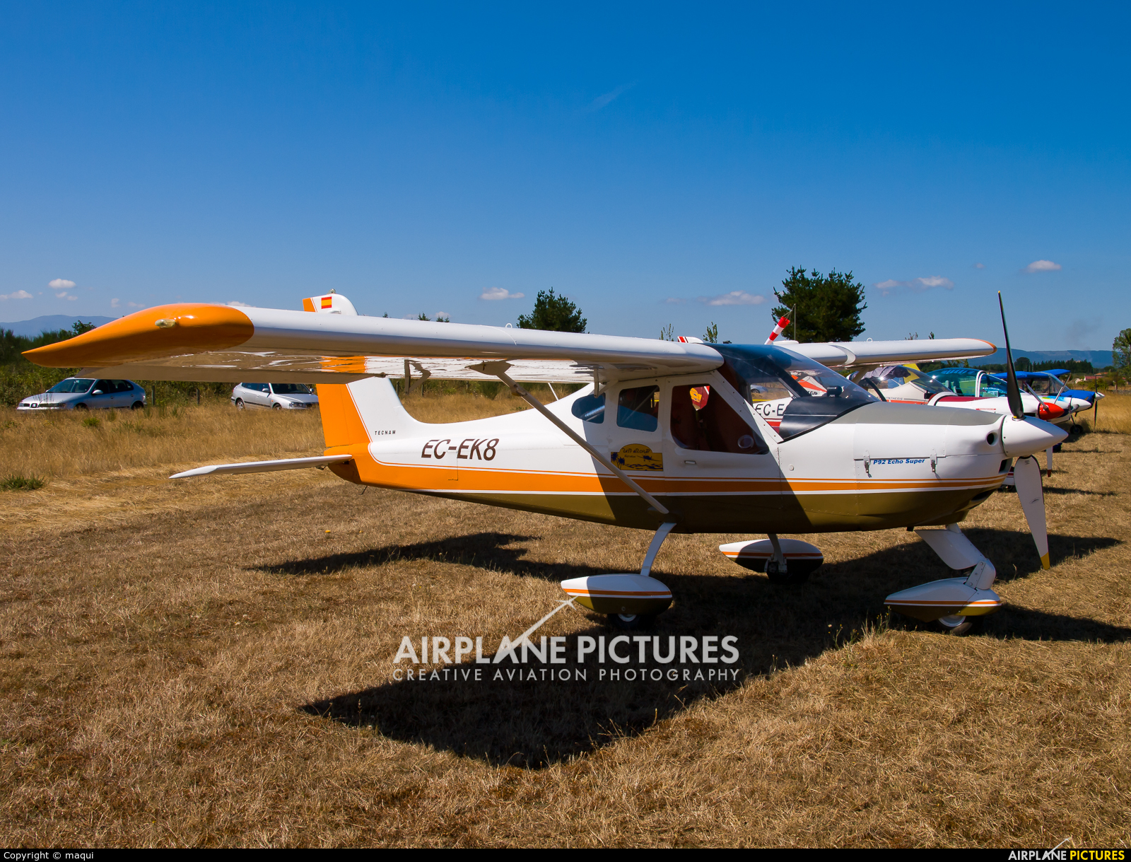 Private EC-EK8 aircraft at Campo de vuelo "As Lamas"
