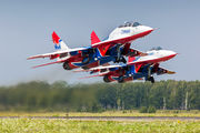 07 - Russia - Air Force "Strizhi" Mikoyan-Gurevich MiG-29UB aircraft