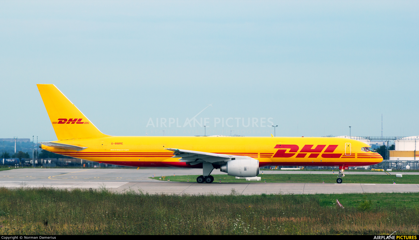 DHL Cargo G-BMRE aircraft at Leipzig - Halle