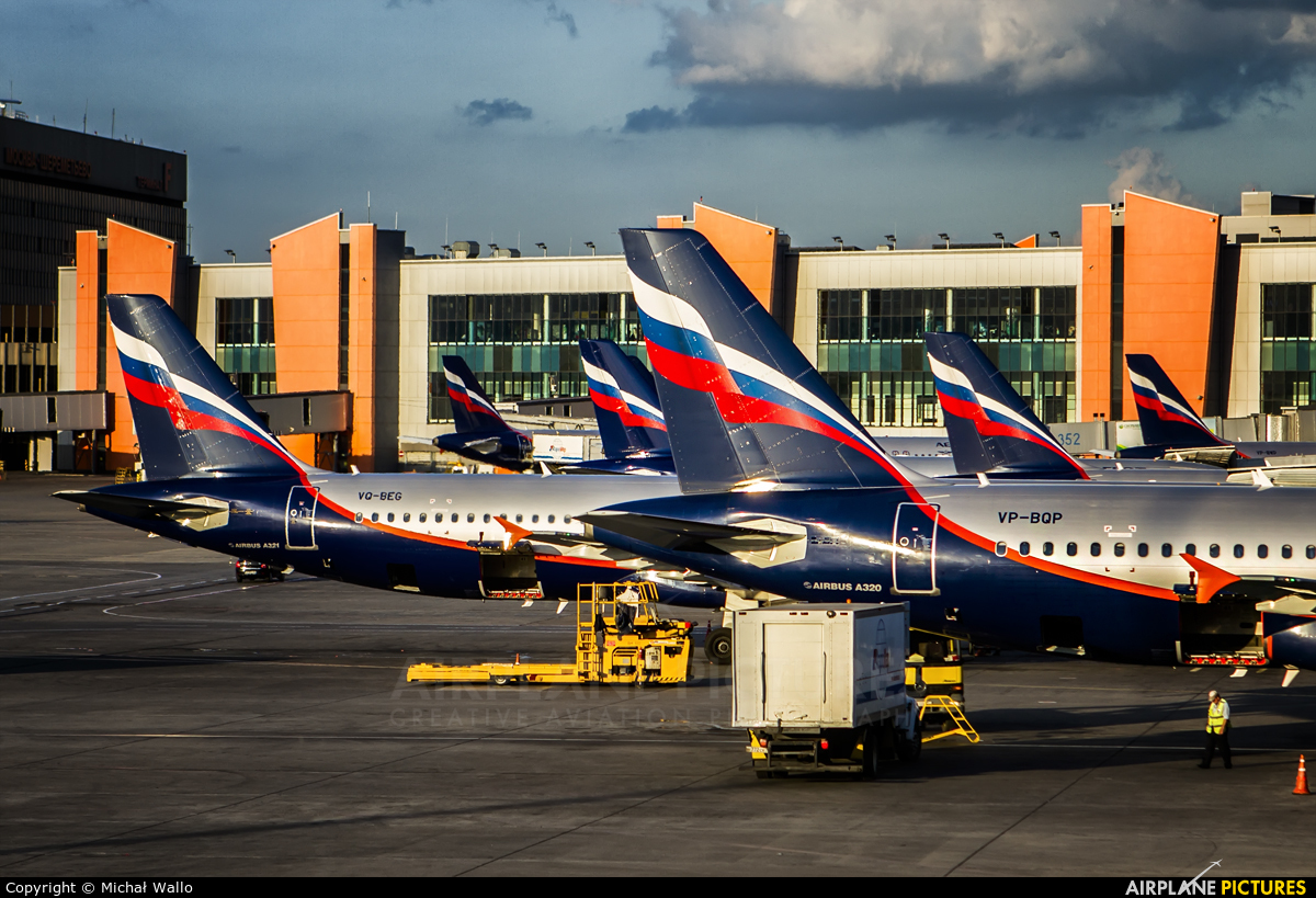 Aeroflot VP-BQP aircraft at Moscow - Sheremetyevo