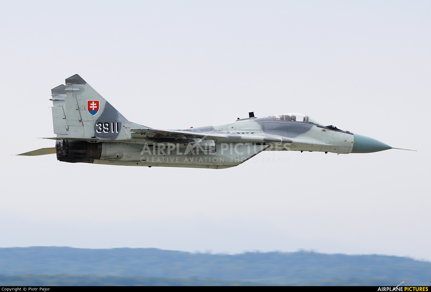 Slovakia -  Air Force 3911 aircraft at Sliač
