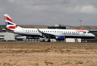 G-LCYT - British Airways - City Flyer Embraer ERJ-190 (190-100)