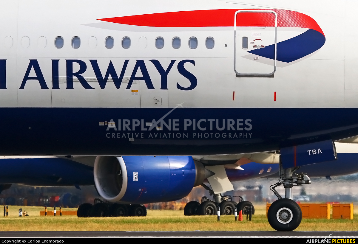 British Airways G-STBA aircraft at London - Heathrow