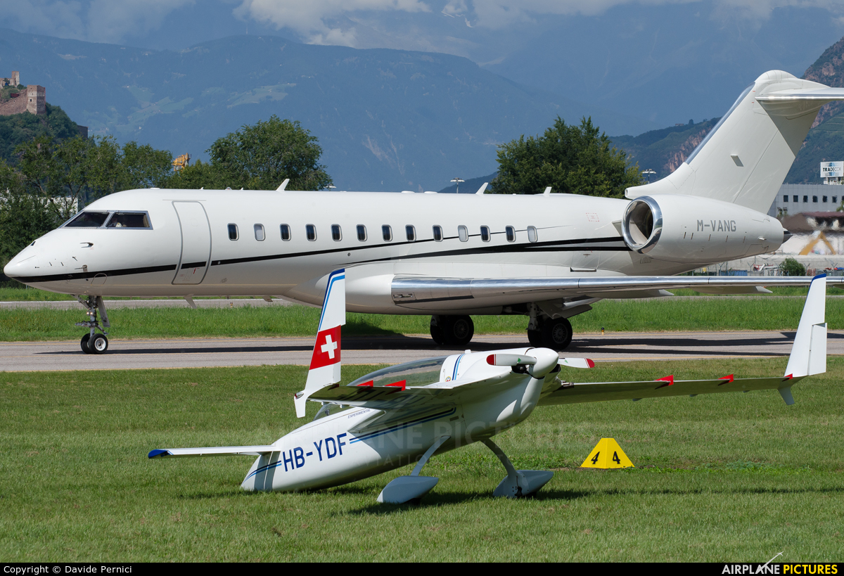 Private M-VANG aircraft at Bolzano