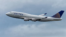 N105UA - United Airlines Boeing 747-400 aircraft