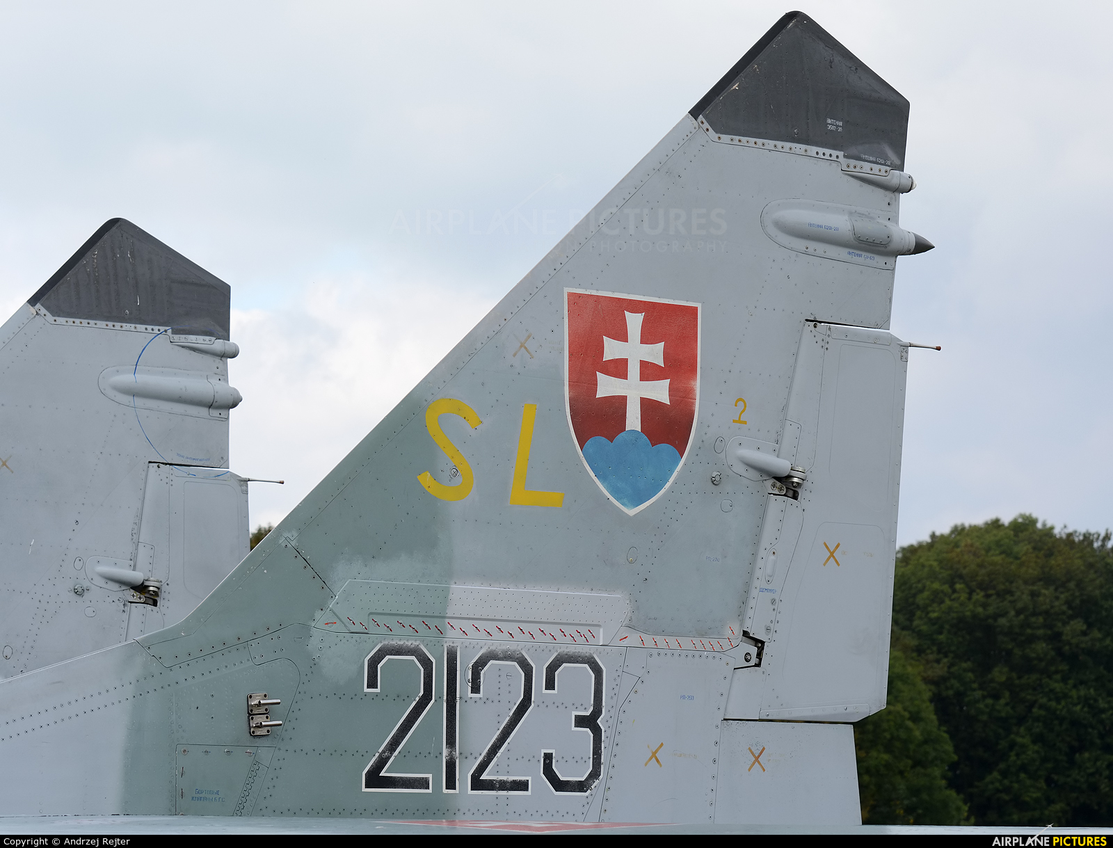 Slovakia -  Air Force 2123 aircraft at Ostrava Mošnov