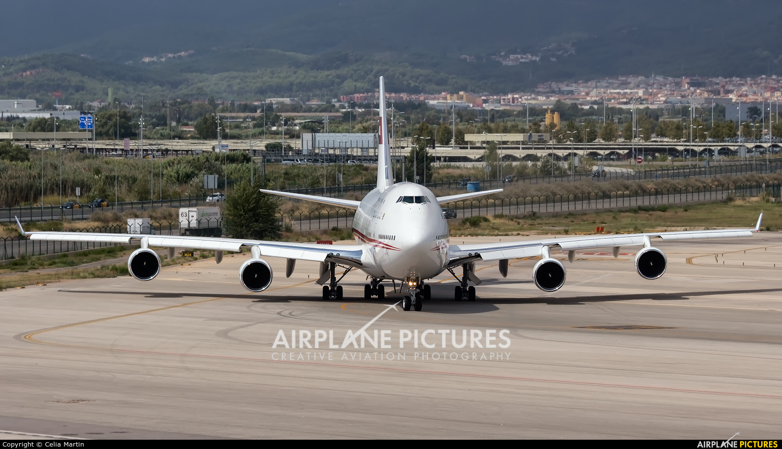 United Arab Emirates - Government A6-HRM aircraft at Barcelona - El Prat