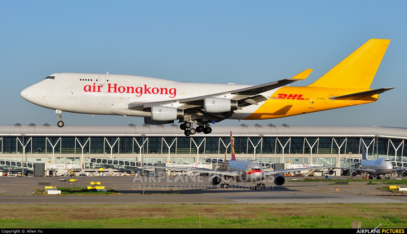 Air Hong Kong B-HUR aircraft at Shanghai - Pudong Intl