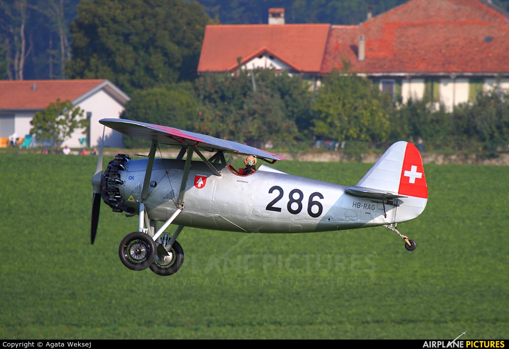 Private HB-RAG aircraft at Payerne