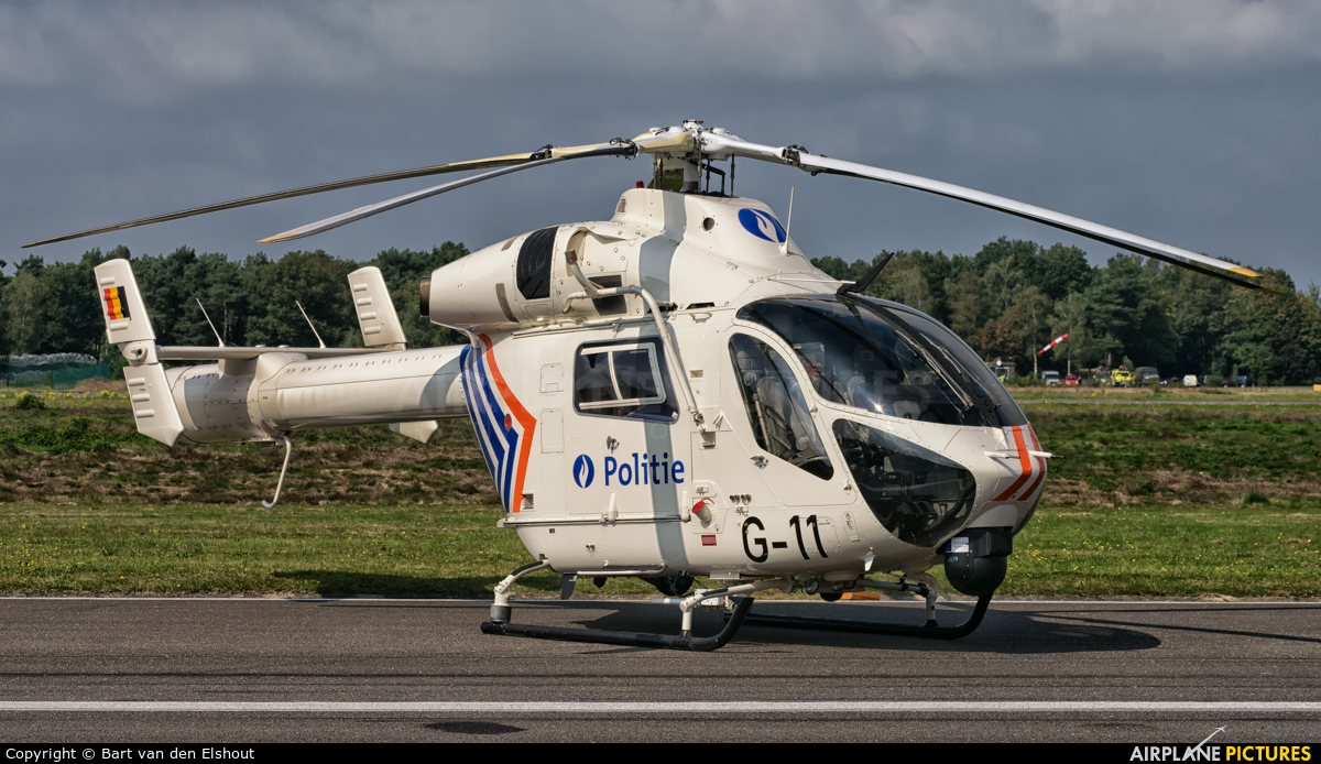 Belgium - Police G-11 aircraft at Kleine Brogel