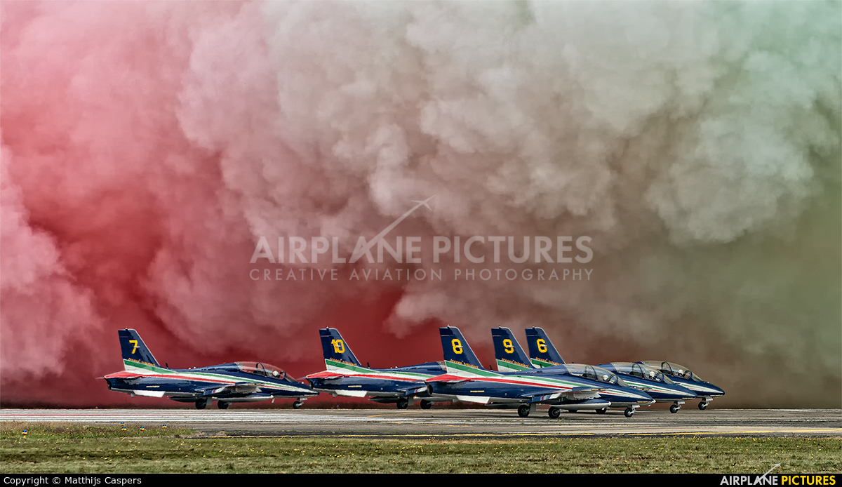 Italy - Air Force "Frecce Tricolori" MM54485 aircraft at Kleine Brogel