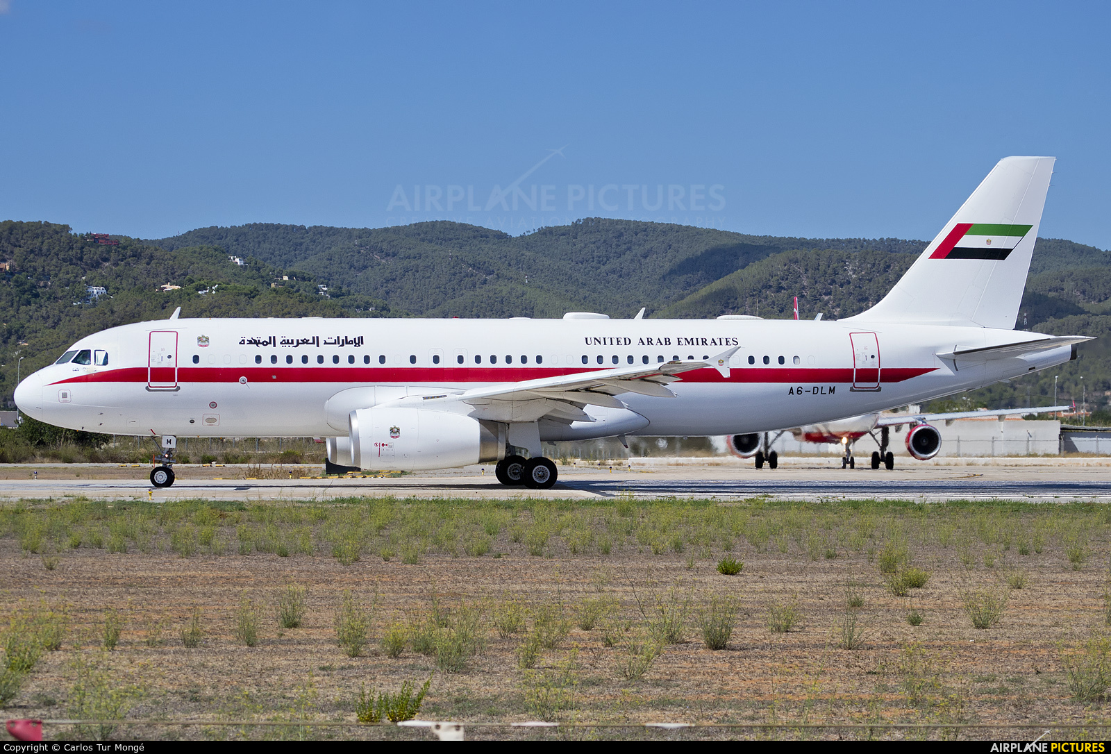 United Arab Emirates - Government A6-DLM aircraft at Ibiza