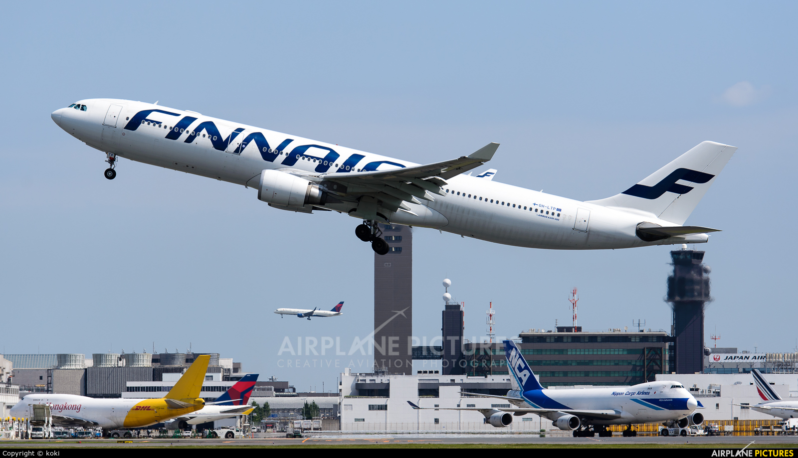Finnair OH-LTP aircraft at Tokyo - Narita Intl