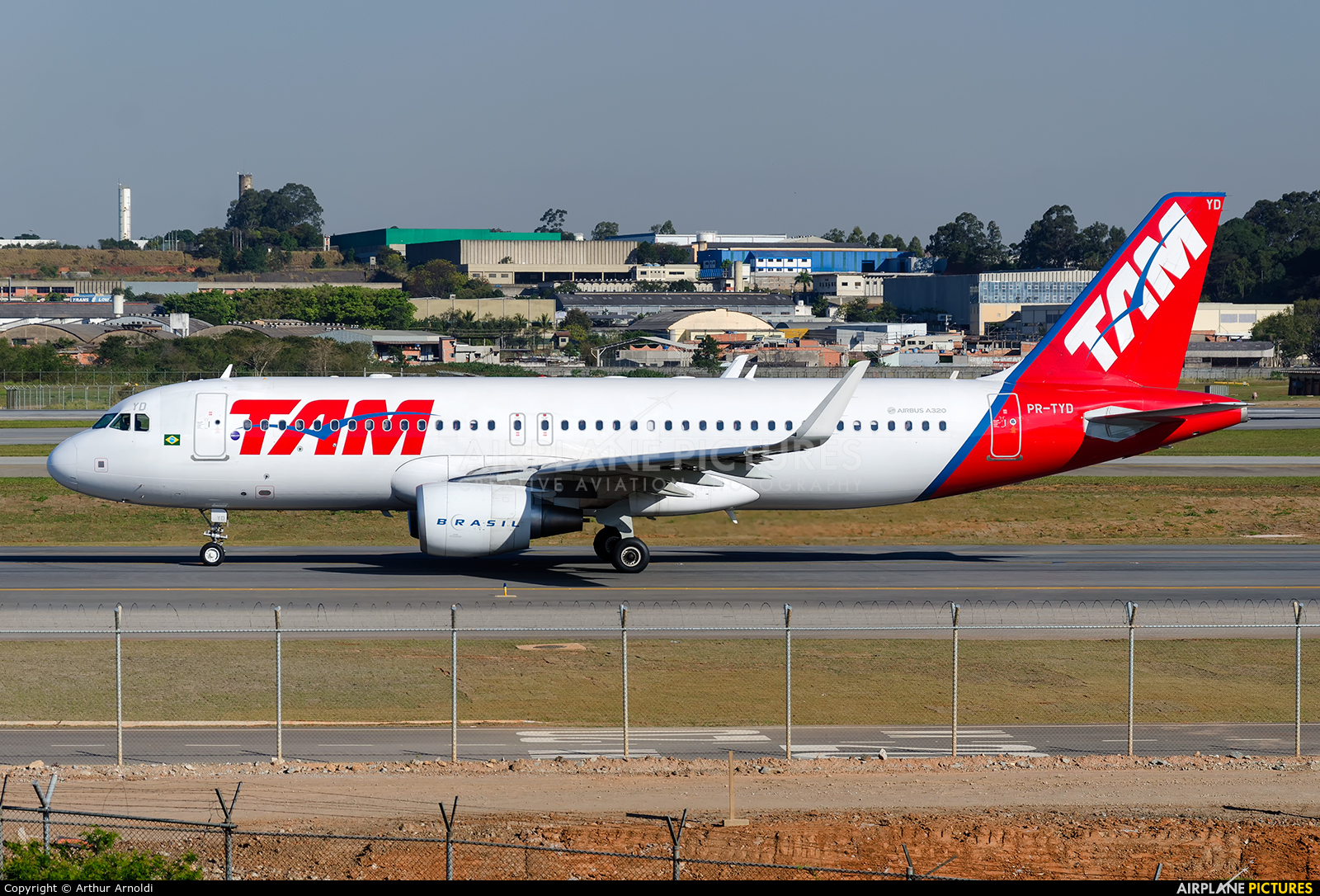 TAM PR-TYD aircraft at São Paulo - Guarulhos