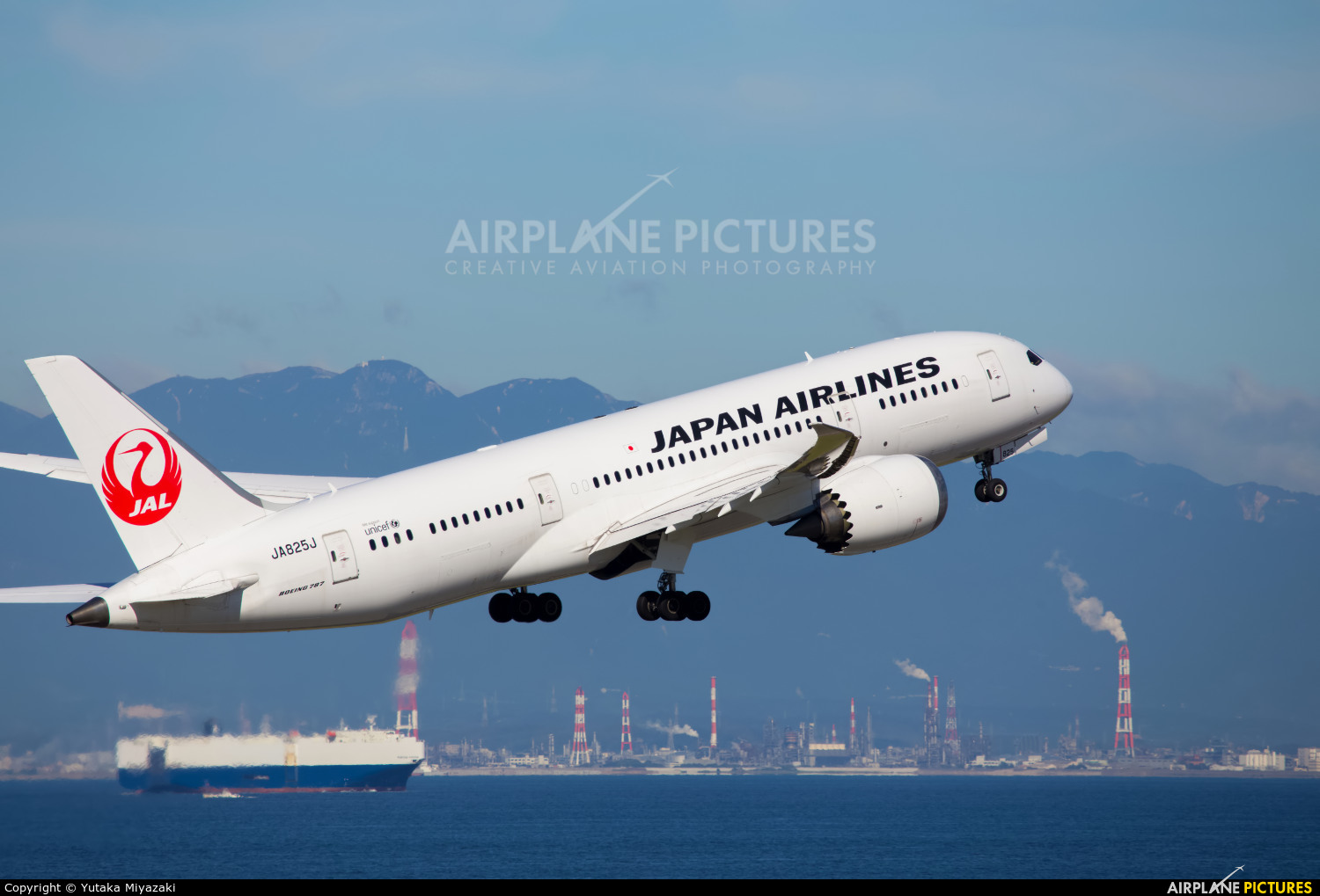 JAL - Japan Airlines JA825J aircraft at Chubu Centrair Intl