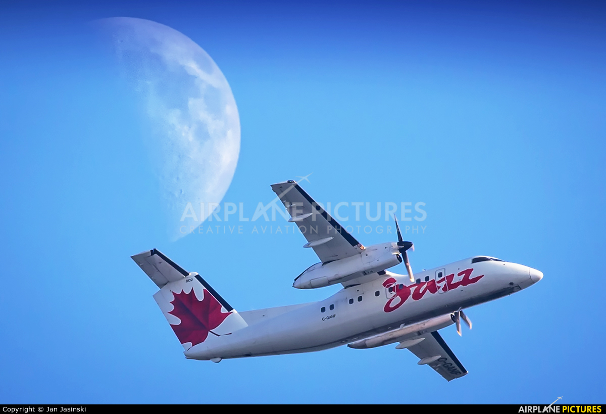 Air Canada Jazz C-GANF aircraft at Ottawa - Macdonald-Cartier Intl, ON