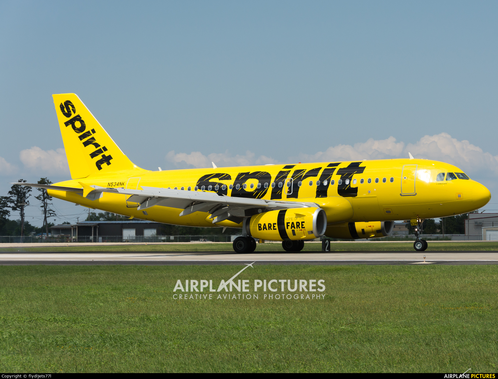 Spirit Airlines N534NK aircraft at New Orleans - Louis Armstrong Intl