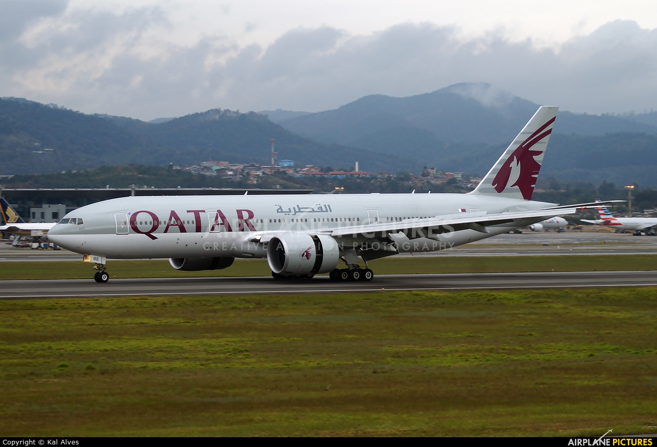 Qatar Airways A7-BBE aircraft at São Paulo - Guarulhos