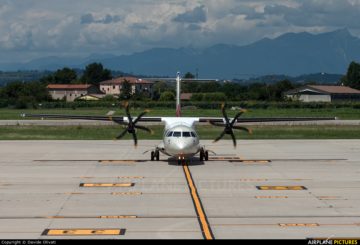 Etihad Regional - Darwin Airlines HB-ACC aircraft at Verona - Villafranca