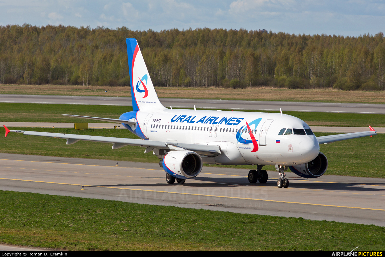Ural Airlines VQ-BTZ aircraft at St. Petersburg - Pulkovo