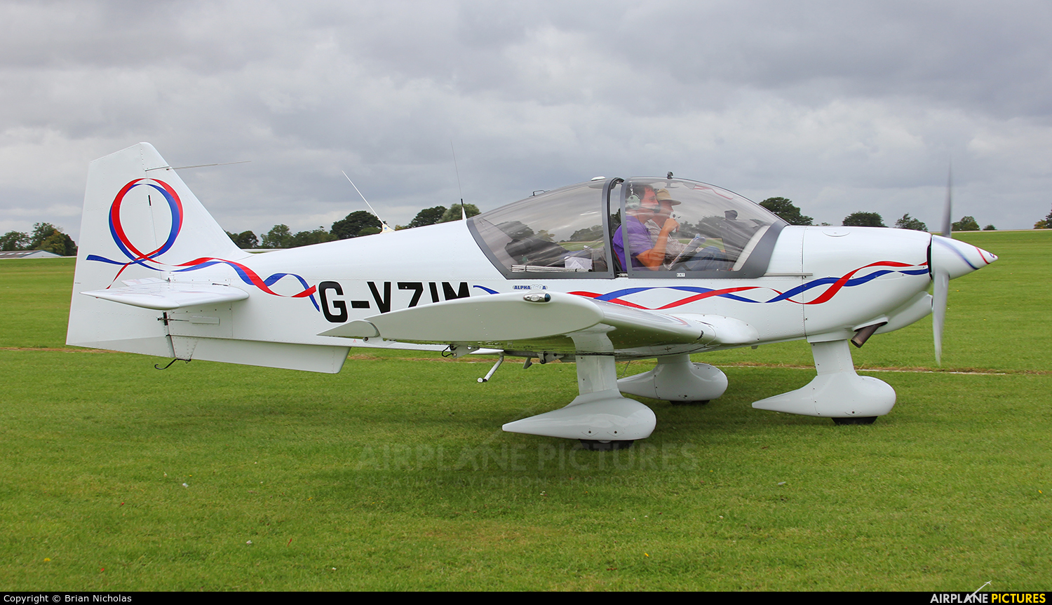 Private G-VZIM aircraft at Northampton / Sywell